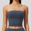 SPARK Women's Strapless Sexy Open-Back Yoga Tube Top ZC8793