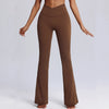 SPARK New Cross Waist Yoga Fitness Flared Pants FYD223