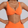 SPARK Women's Sexy Twisted Shockproof Yoga Bra FYD224