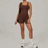 SPARK Quick-dry One-piece Workout Bodysuit with Adjustable Straps TF1410