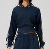 SPARK Women’s Color Block Cropped Hooded Jacket | Thick Warm Athletic & Casual Jacket ZC3005