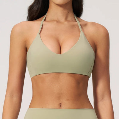 SPARK Women's Adjustable Halter Neck Yoga Bra ZC5529