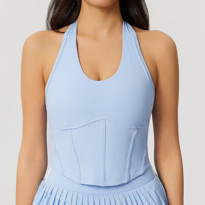 SPARK Halter Slim Tummy Control Yoga Fitness Tank Top CTY2171