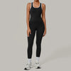 SPARK Color Block Naked-feel Fit Yoga Fitness Two-piece Set TF7709
