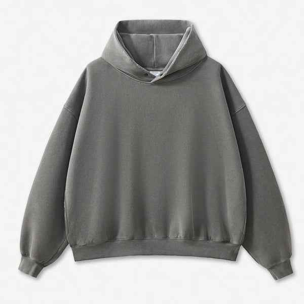 SPARK Unisex Washed-Style Plush-Lined Sweatshirt Set PL8305