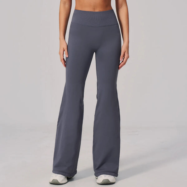 SPARK Seamless High Waist Tummy Control Hip Lifting Yoga Flared Pants ZC2557