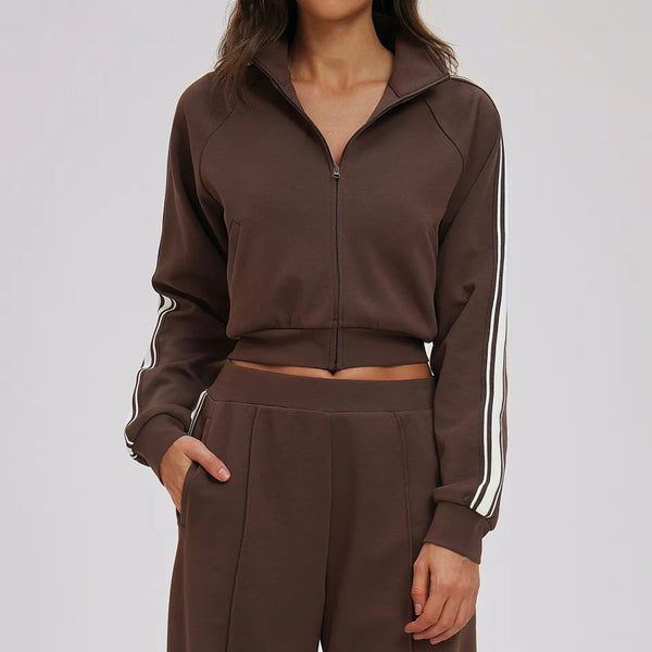 SPARK Color-blocked Athletic Sweatshirt Jacket ZC2519