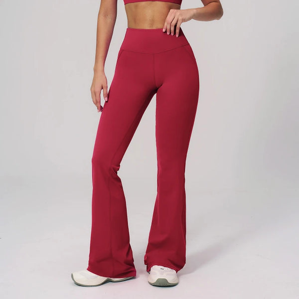 SPARK Cloud-Like High Waist Hip Lift Flared Pants ZC3091-2