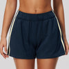 SPARK Women’s Color Block Thick Athletic Shorts | Low-Rise Slimming Workout & Casual Shorts ZC3005