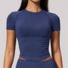 SPARK Seamless Short Sleeve Yoga Athletic Top ZC4535