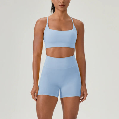 SPARK Women‘s Spring Activewear Yoga 2 Piece Set YEL52758+52459