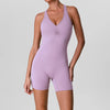 SPARK  Women’s Cross-back V Neck Yoga Bodysuit YG2605