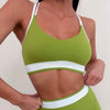 SPARK Color-colliding Cross-back Sport Bra SB2314