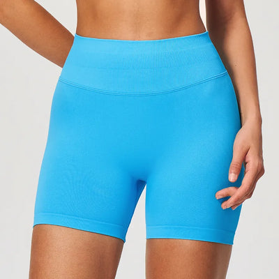 SPARK Women's Seamless High-Waisted Butt-Lifting Yoga Shorts ZC5112