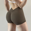 SPARK Seamless V Back Waist Butt Lifting Workout Shorts OD5188