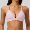 SPARK Women's Brushed V-Neck Cross-Back Yoga Bra ZC8793