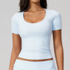 SPARK Women's Versatile Slim-Fit Short Sleeve Yoga Top ZC5558