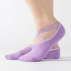 SPARK Non-Slip Yoga Socks with Cross Straps & Terry Cushioning YL032