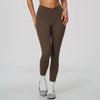 SPARK Women's Naked-Feel Cross Waist Yoga Leggings ZC2588