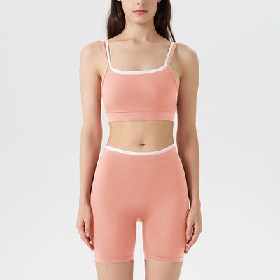 SPARK New Contrast Yoga Two Piece Set QY6568