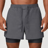 SPARK Men's Quick-drying Double Layer Athletic Shorts DD1182