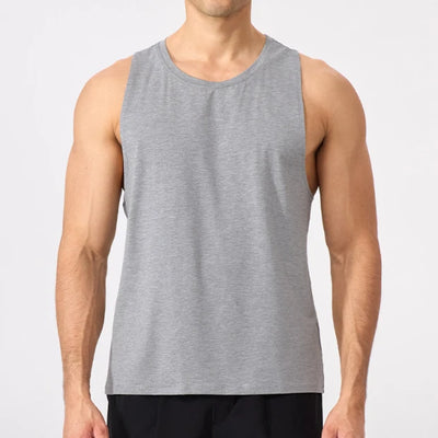 SPARK Men's Modal Cooling Loose-Fit Athletic Tank Top YEL51140