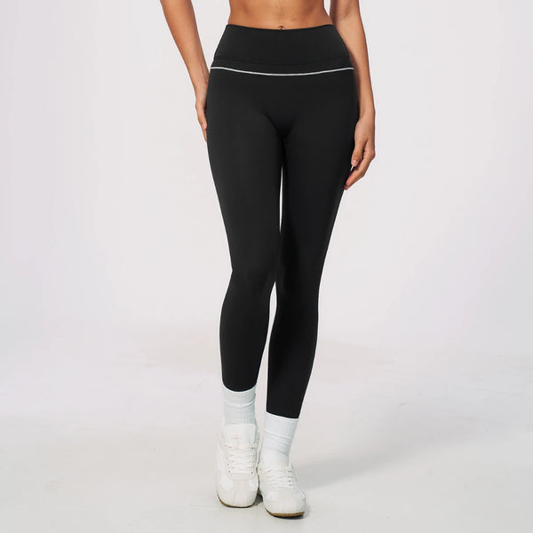 SPARK Color-block Brushed Tummy Control Yoga Leggings ZC9615