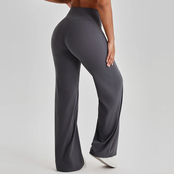 SPARK Women's Naked Feel Wide Leg Yoga Pants LQ2005