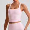 SPARK Women’s Square Neck Racerback Yoga Fitness Tank Top LQ2208