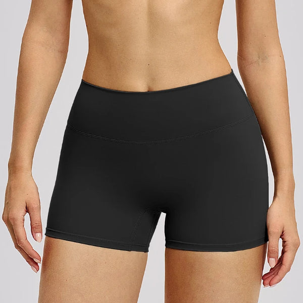 SPARK Simple High Waist Tummy Control Yoga Shorts ZC8519