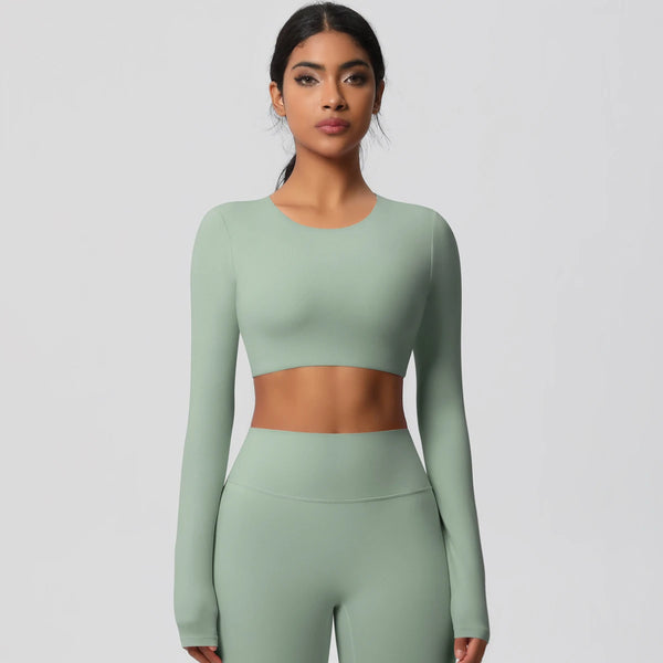 SPARK Workout Crop Top with Built in Bra LR7104