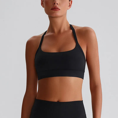 SPARK Breathable Halter Padding Sports Bra LQ8020