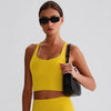 SPARK V Neck Yoga Crop Tank Tops LQ8021