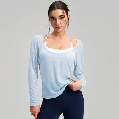 SPARK Women's Breathable Athletic Fitness Smock RQ7417