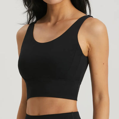 SPARK Fixed Cup Yoga Push-Up Shock Absorption Bra AD1518