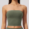 SPARK Women's Strapless Sexy Open-Back Yoga Tube Top ZC8793