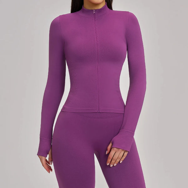 SPARK Seamless  Slim Fit Yoga Fitness Jacket ZC7755