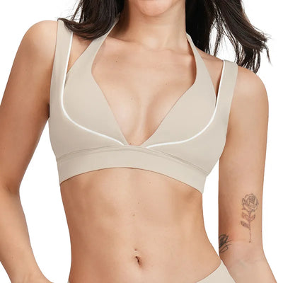 SPARK Color Blocking Stylish layering Yoga Fitness Bra ZC5079
