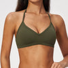 SPARK Women’s Sexy V-neck Halter Yoga Fitness Bra ZC9666