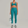 SPARK Ruched Sports Bra & High-Waisted Workout Set TF9291