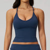 SPARK Women's Spaghetti Strap Halter Racerback Yoga Tank Top ZC5558