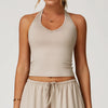 SPARK V Neck Sports Halter Tank Top ZC3058