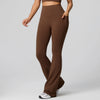 SPARK Women's High Waist Shaping Yoga Flare Pants with Pocket FYD248