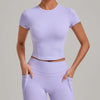 SPARK Women's Summer Fitted Short-Sleeve Yoga T-Shirt QS1369
