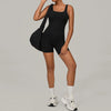 SPARK Quick-dry One-piece Workout Bodysuit with Adjustable Straps TF1410