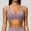 SPARK New Women's V-neck Brushed Yoga Bra ZC9616