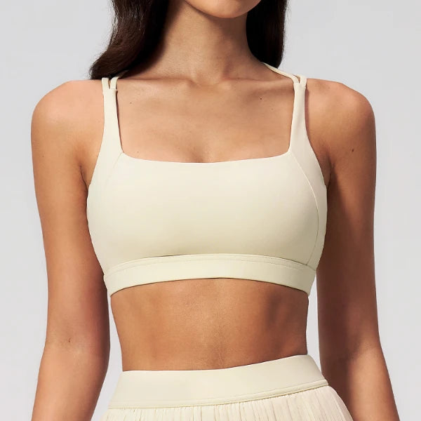 SPARK Cloud Feel High Impact Multi-Strap Cross Back Yoga Fitness Bra ZC8782-2