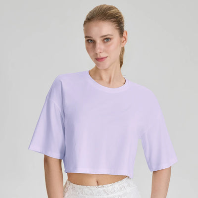 SPARK New Spring Summer Women's Modal Yoga T-Shirt YEL52248