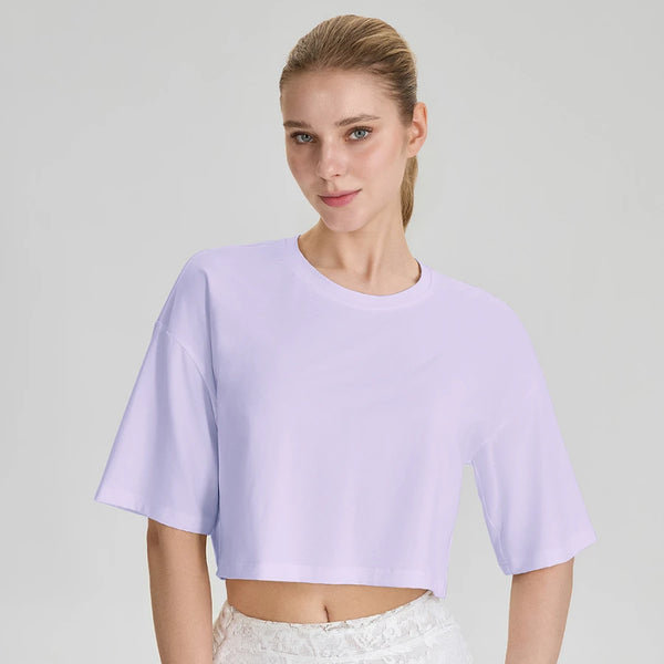 SPARK New Spring Summer Women's Modal Yoga T-Shirt YEL52248
