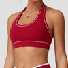 SPARK Color-block Quick-drying Halter Neck Yoga Bra For Women HQ554